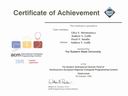 Certificate of Achievement as Coach and Participant in the 'Far Eastern Subregional Quarter Final of Northeastern European Regional Collegiate Programming Contest' in Vladivostok (ACM-99)